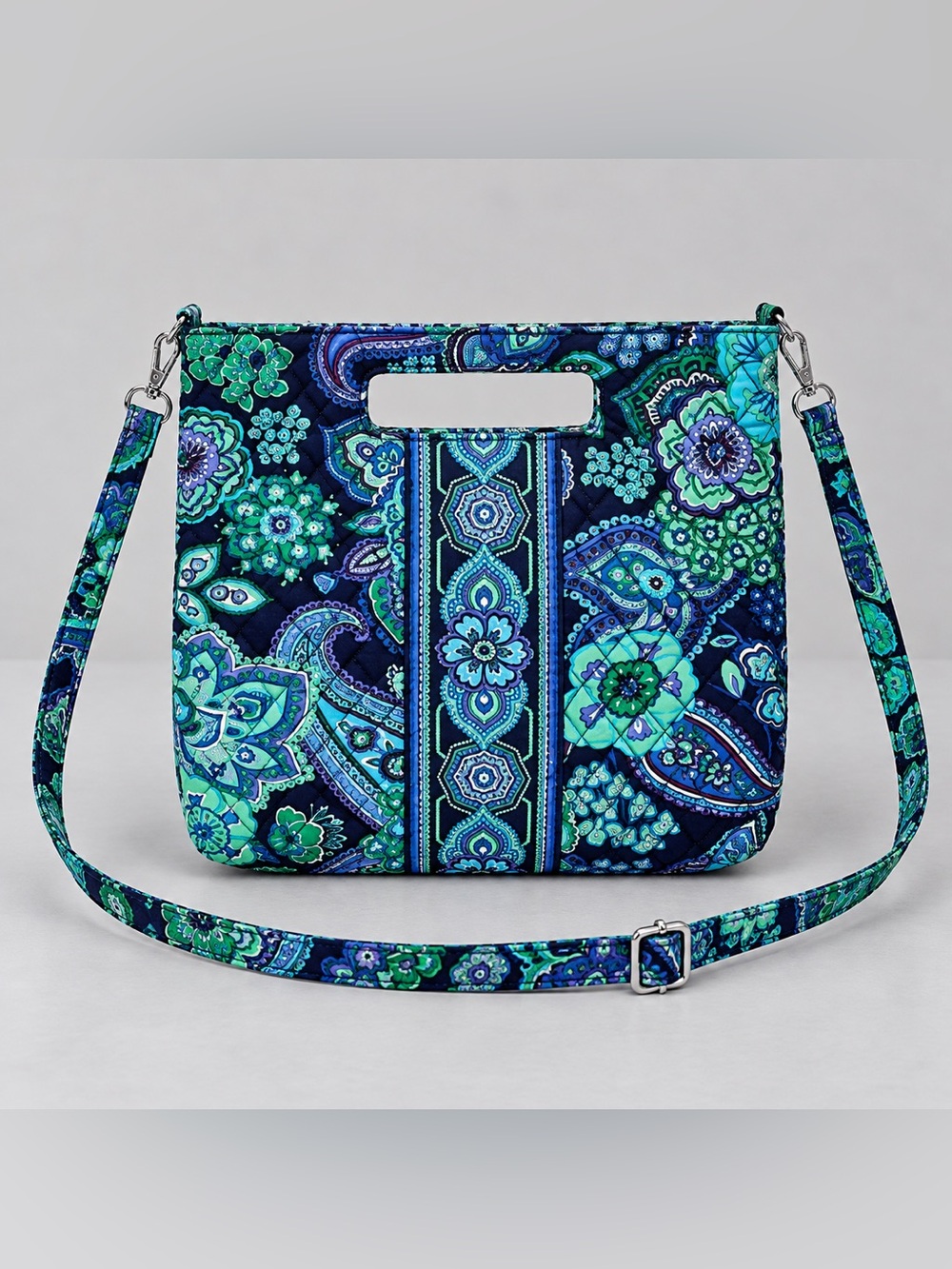 Vera Bradley Tote Blue Rhapsody Holiday Limited Edition Shoulder